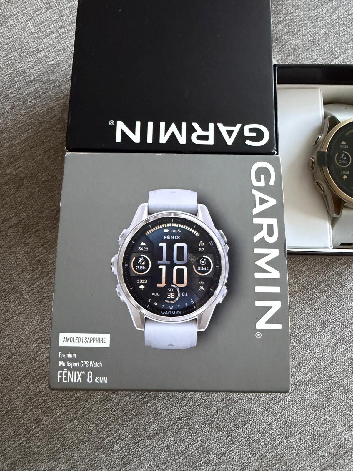Garmin Fenix 8 43mm amoled/sapphire