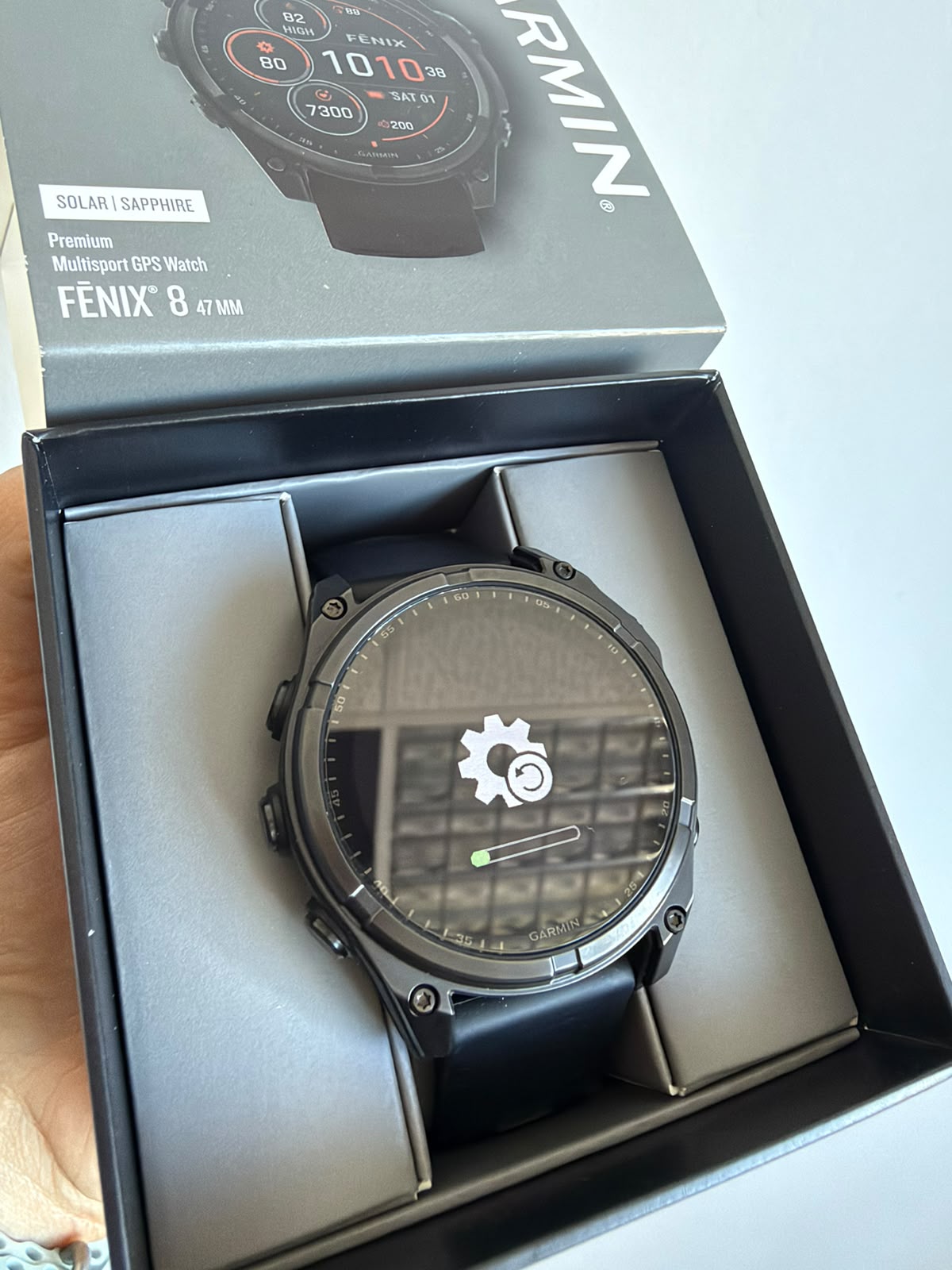 Garmin Fenix 8 47mm solar/sapphire negro