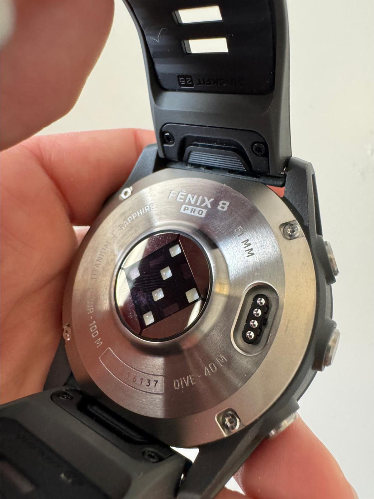 Garmin Fenix 8 pro 51mm amoled/sapphire plata