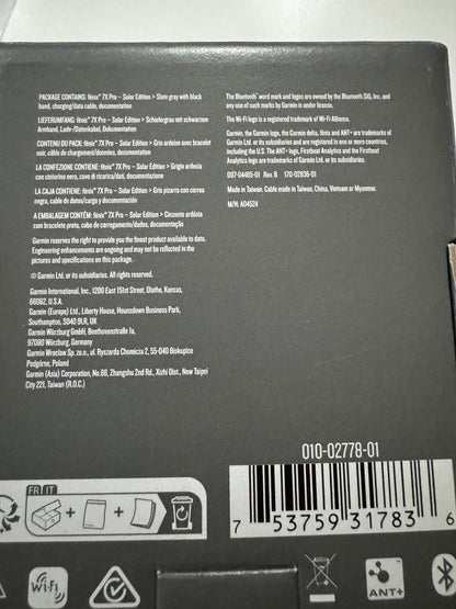 Garmin Fenix 7x pro solar