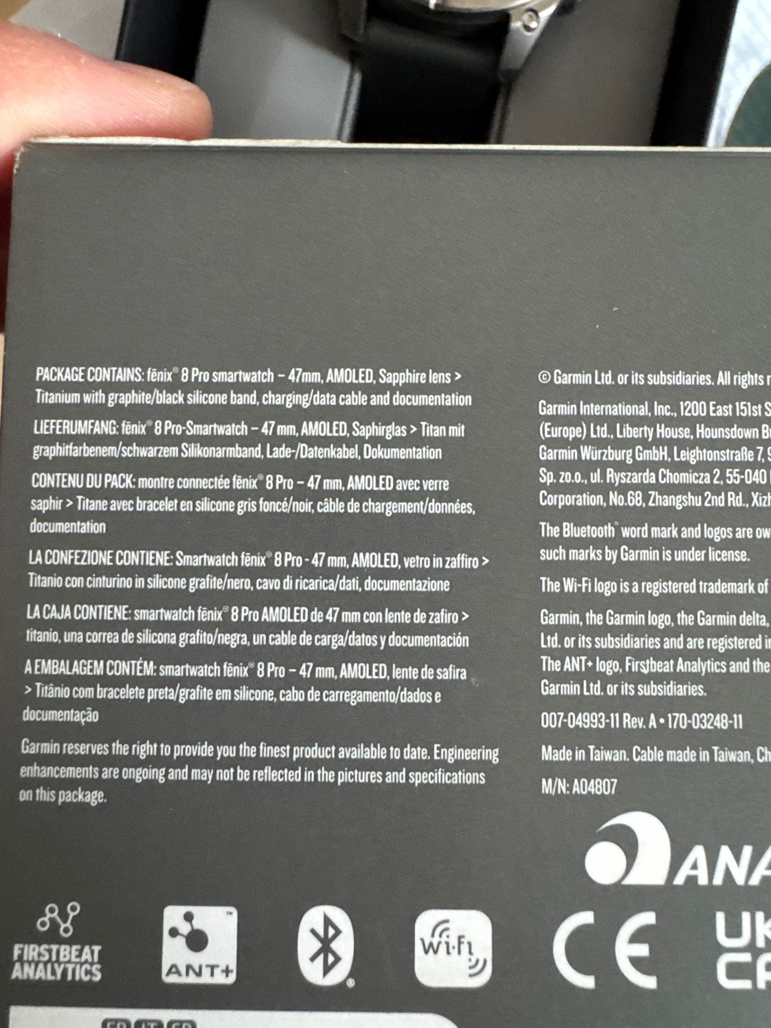 Garmin Fenix 8 pro 47mm