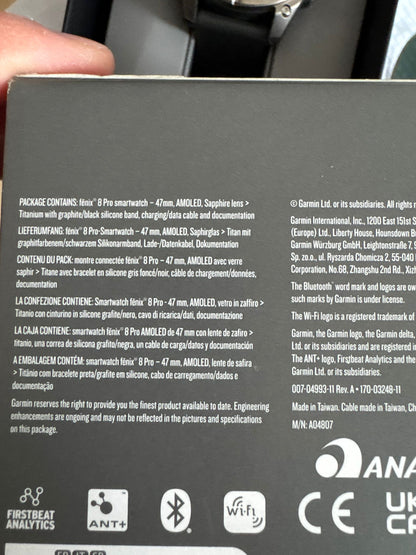 Garmin Fenix 8 pro 47mm