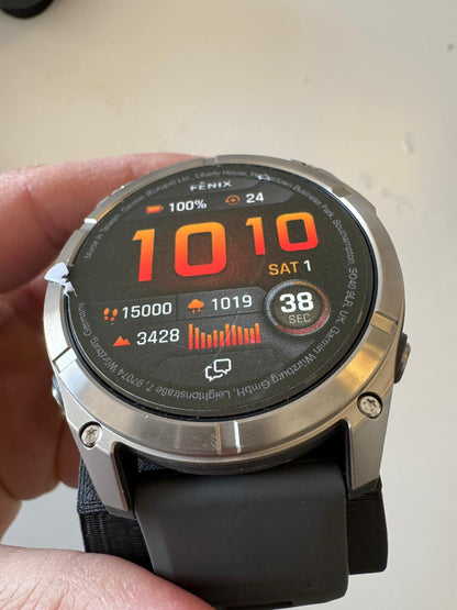 Garmin Fenix 8 pro 51mm amoled/sapphire plata
