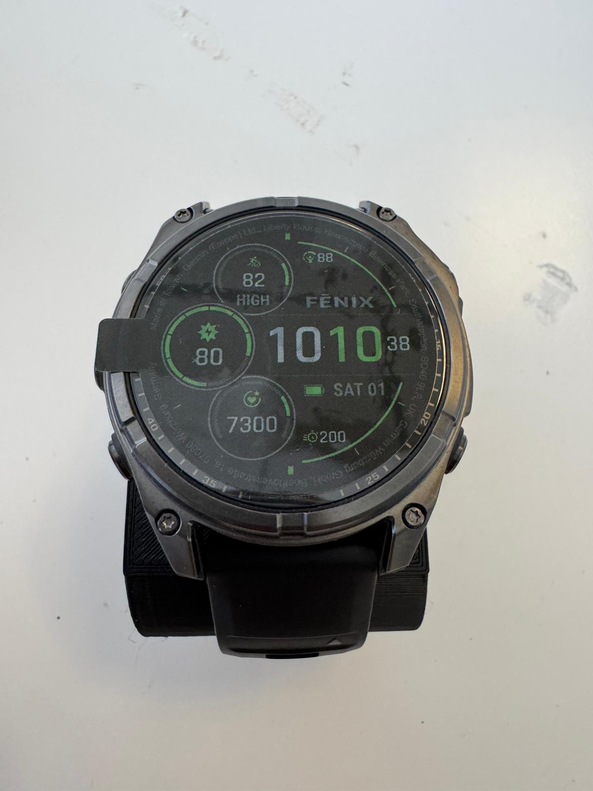 Garmin Fenix 8 47mm solar/safira preto