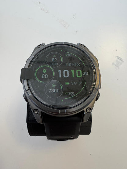 Garmin Fenix 8 47mm solar/safira preto