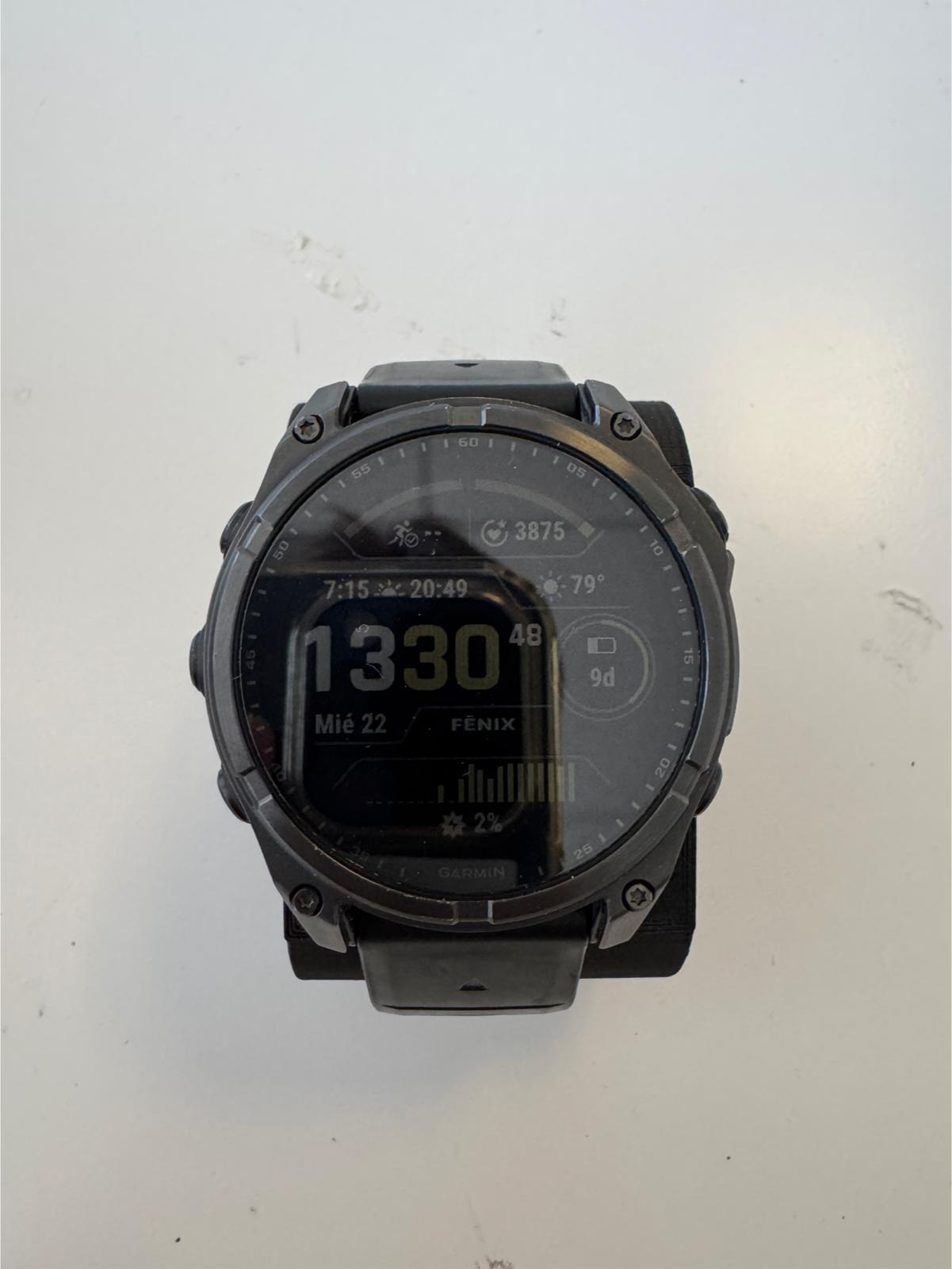 Garmin Fenix 8 47mm solar/safira preto