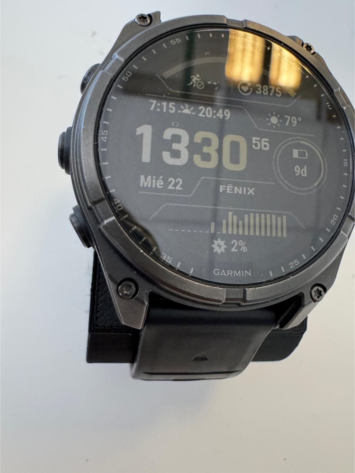Garmin Fenix 8 47mm solar/safira preto