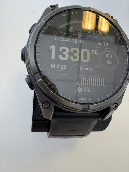 Garmin Fenix 8 47mm solar/safira preto