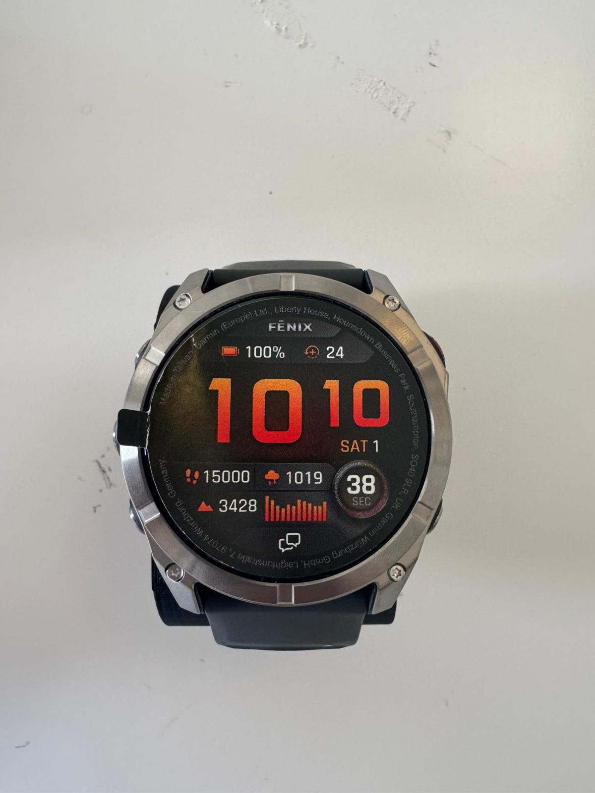 Garmin Fenix 8 Pro 51mm AMOLED/safira prata