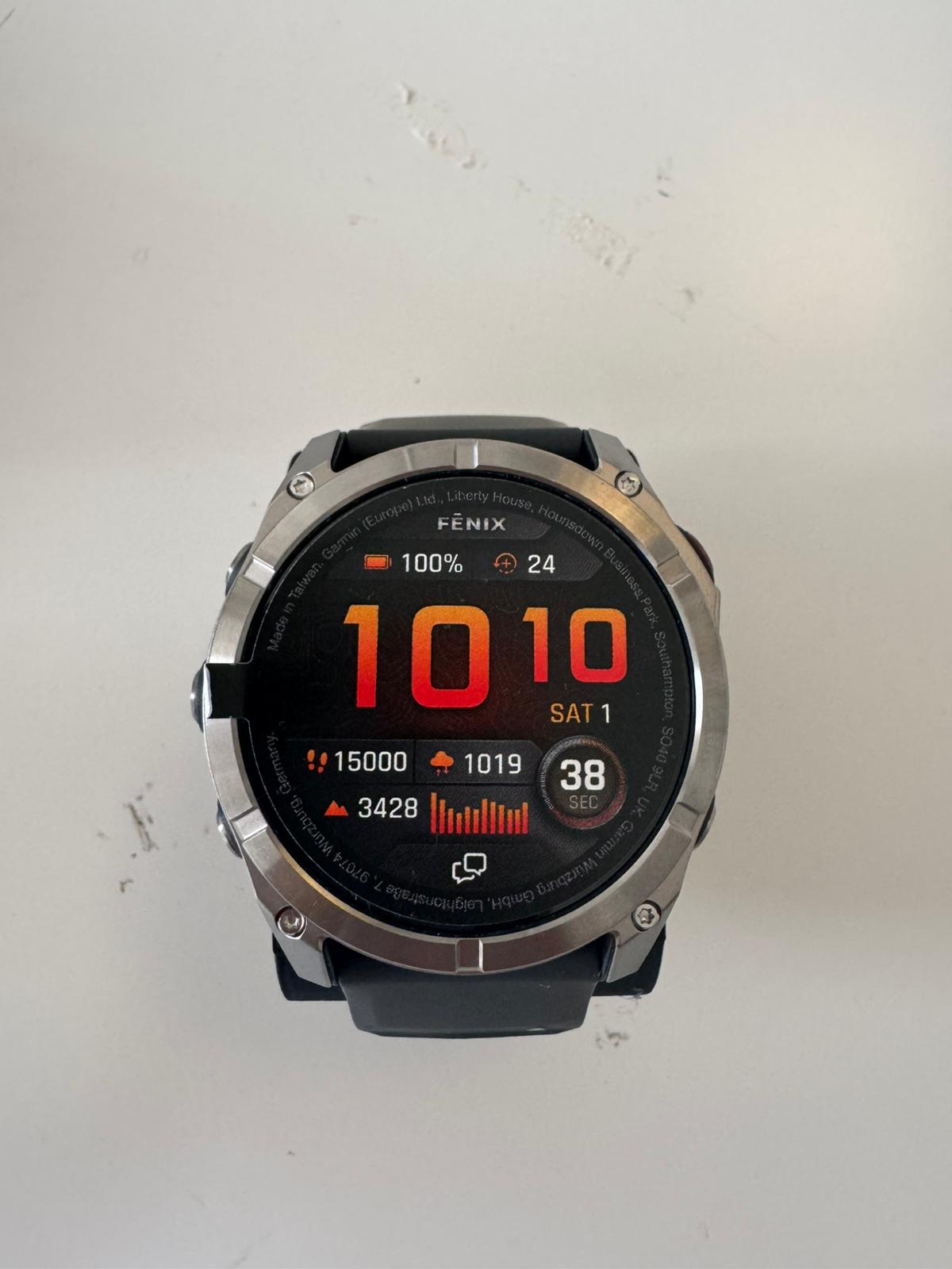 Garmin Fenix 8 Pro 51mm AMOLED/Safira Prata