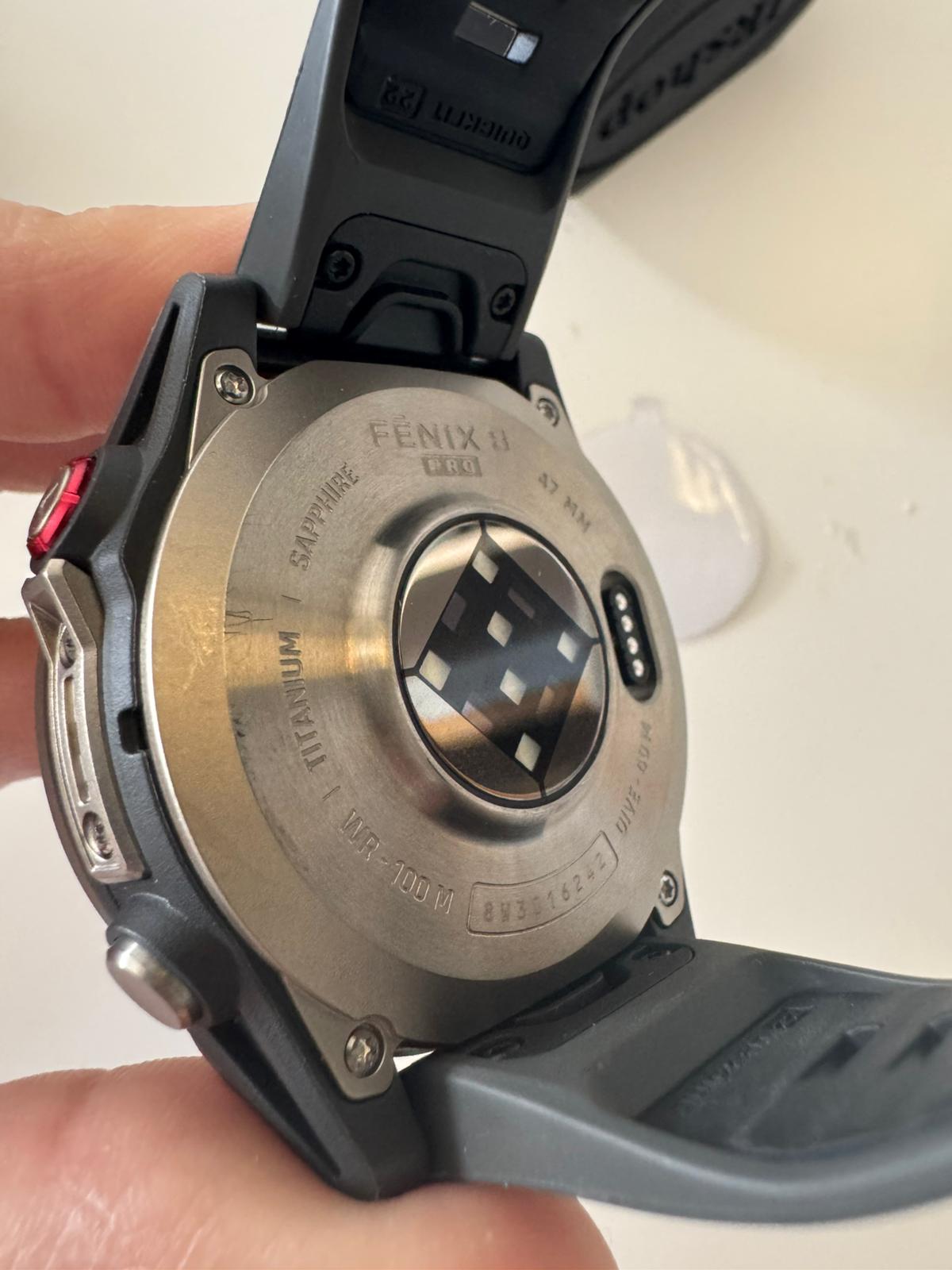 Garmin Fenix 8 Pro 47mm AMOLED/Safira Prata