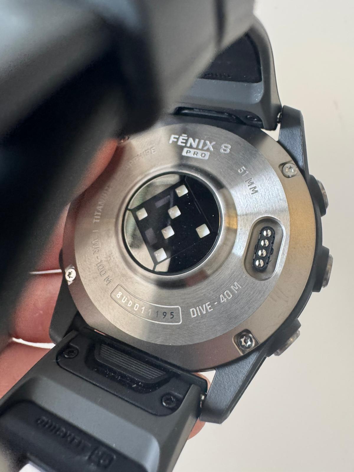 Garmin Fenix 8 Pro 51mm AMOLED/Safira Prata