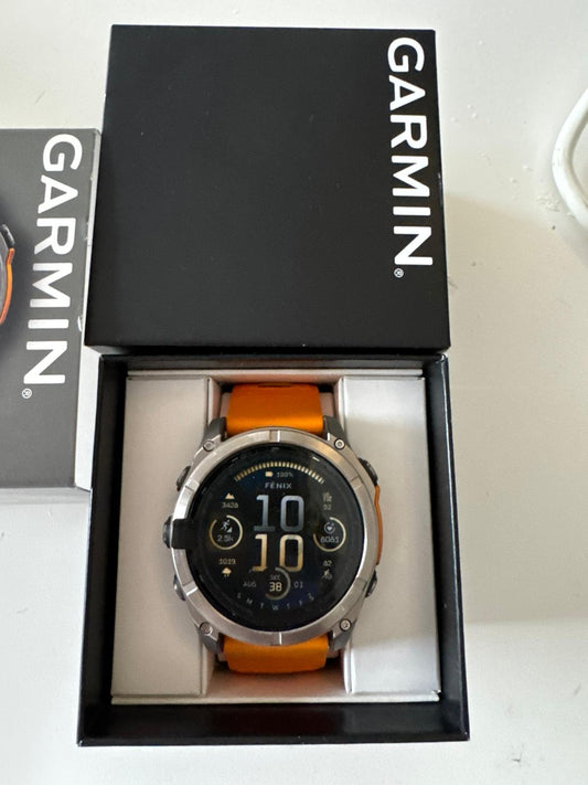 Garmin Fenix 8 51mm amoled/safira laranja
