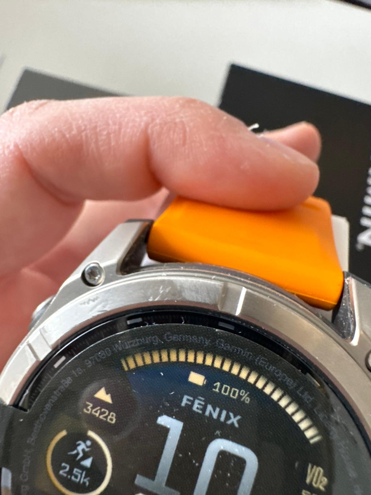 Garmin Fenix 8 51mm amoled/safira laranja