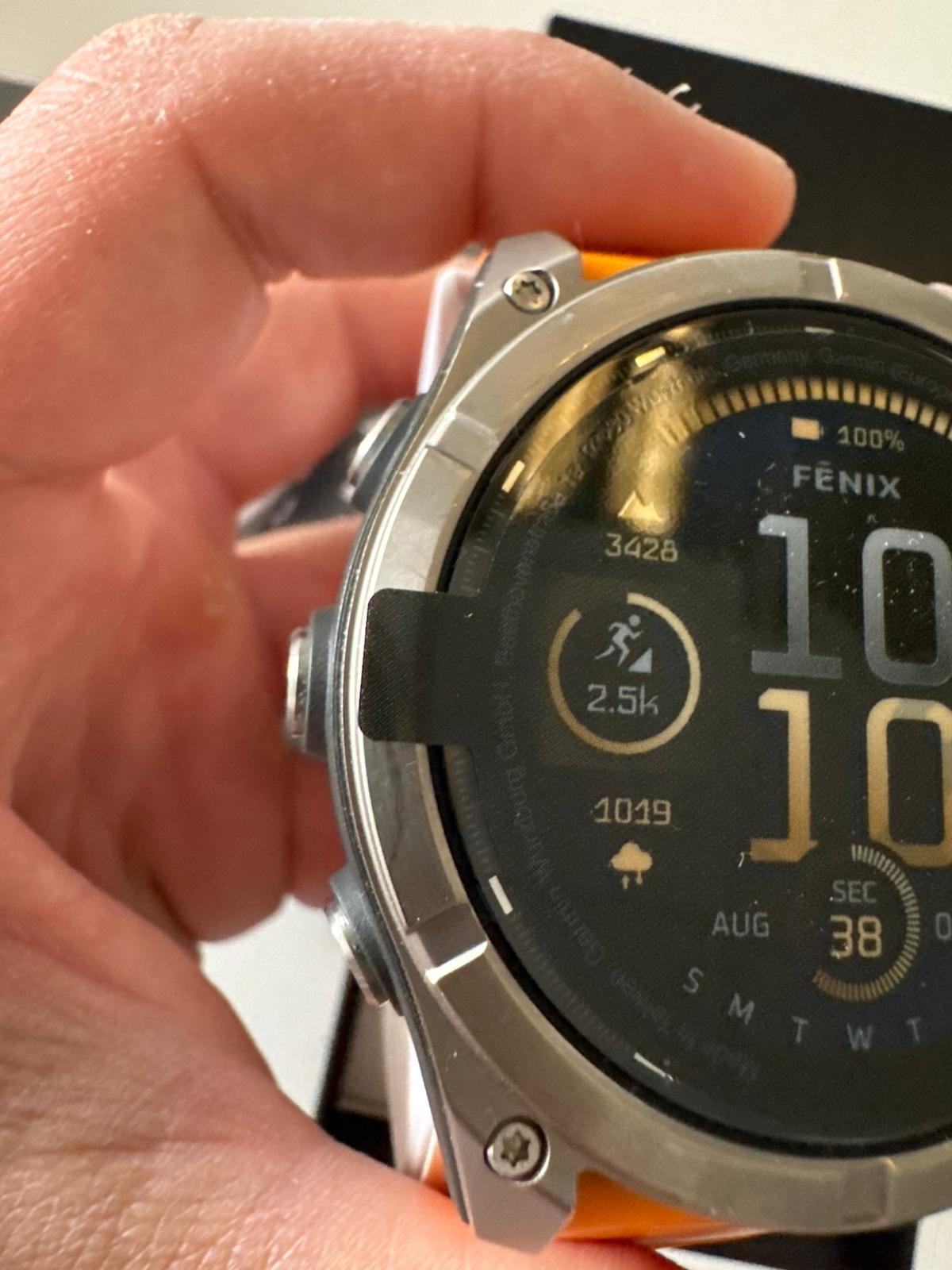 Garmin Fenix 8 51mm amoled/safira laranja