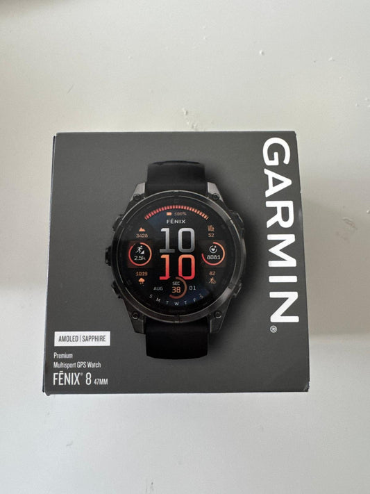 Garmin Fenix 8 47mm amoled/safira preto