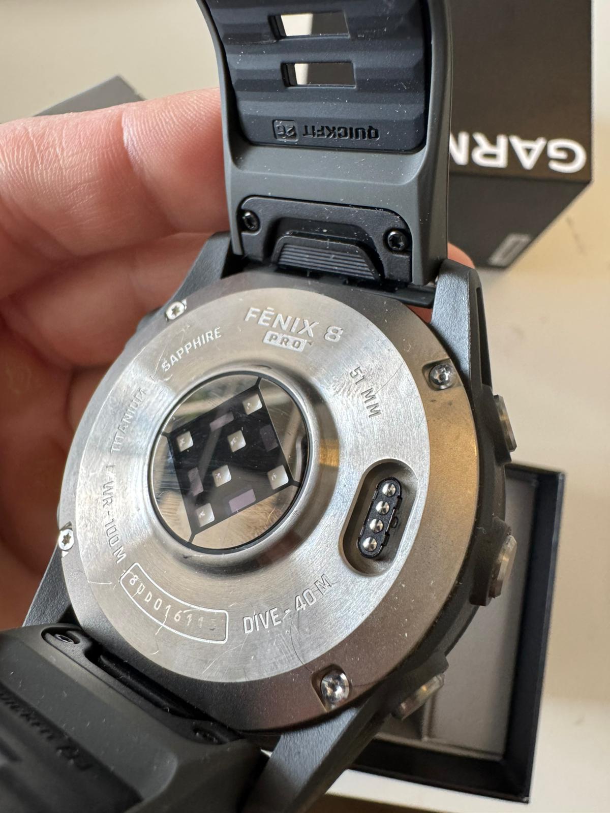 Garmin Fenix 8 pro 51mm amoled/safira prata
