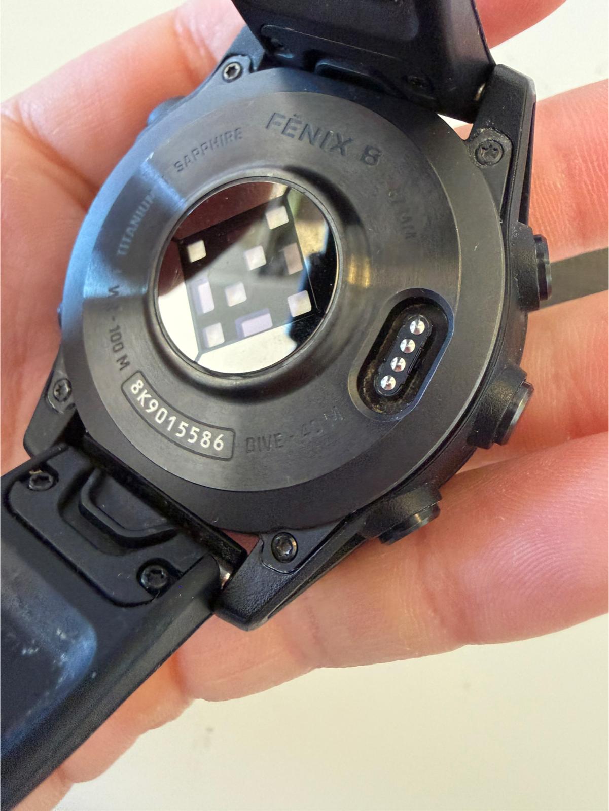 Garmin Fenix 8 47mm amoled/safira preto