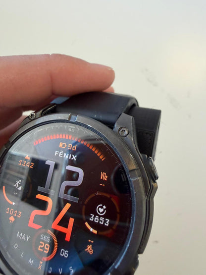 Garmin Fenix 8 47mm amoled/safira preto