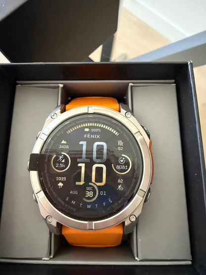 Garmin Fenix 8 51mm amoled/sapphire plata