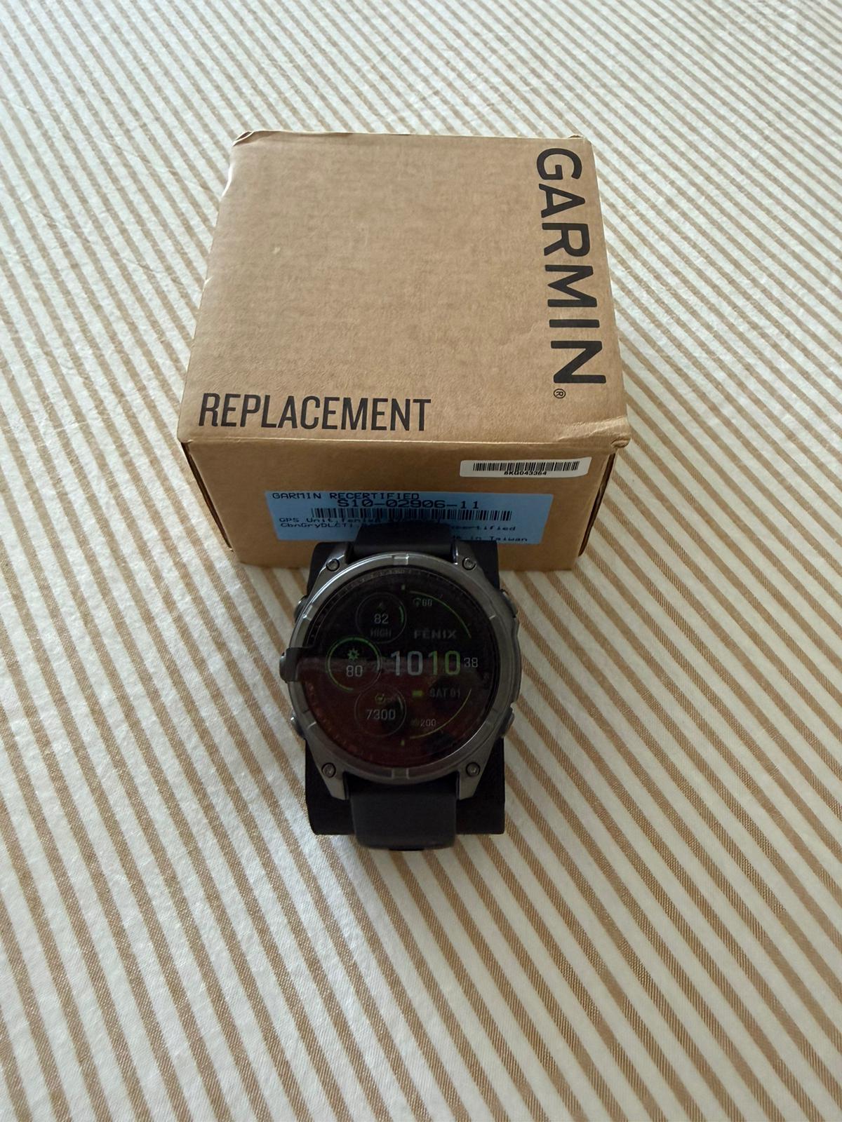 Garmin Fenix 8 47mm solar/sapphire negro