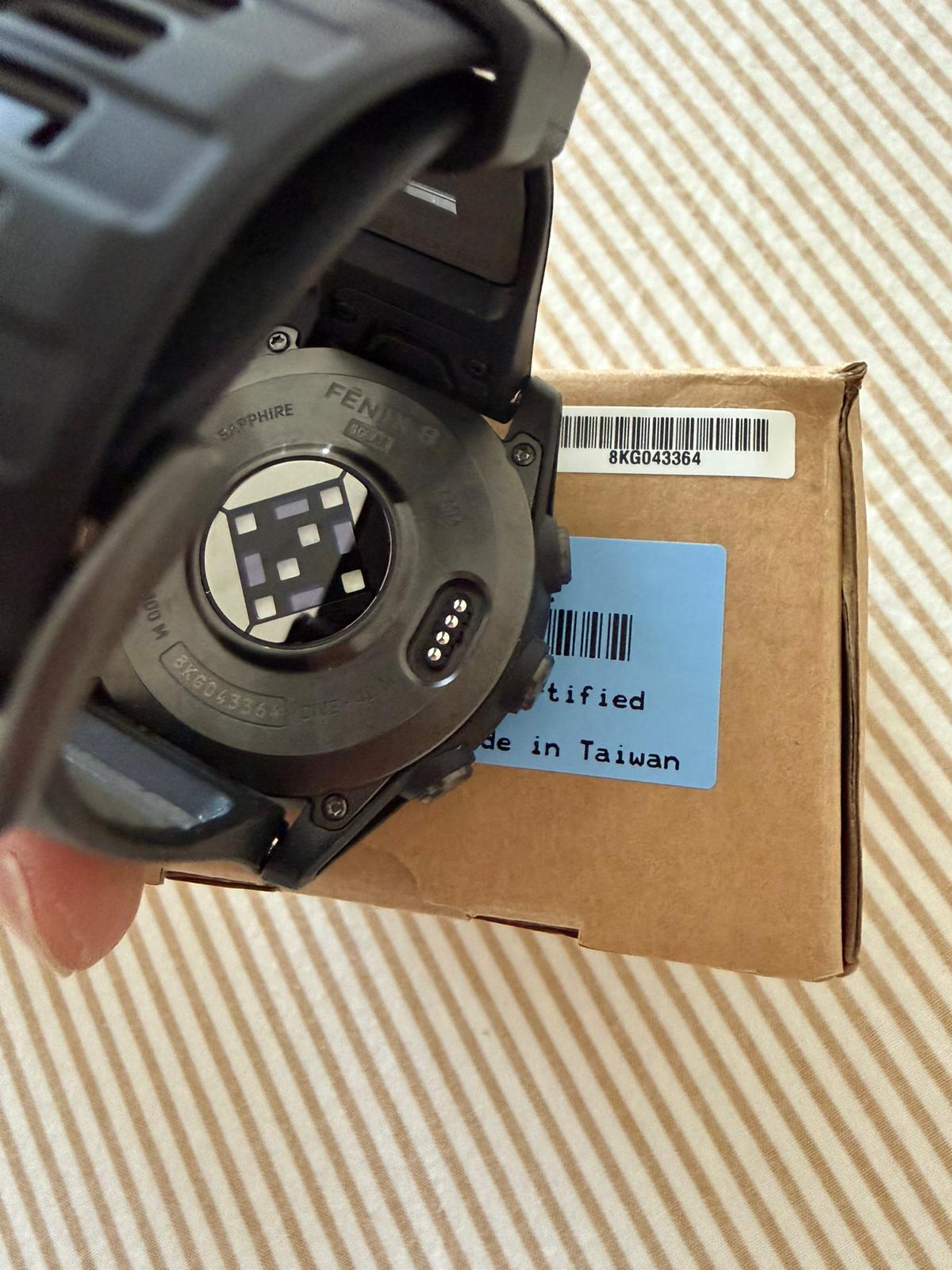Garmin Fenix 8 47mm solar/sapphire negro