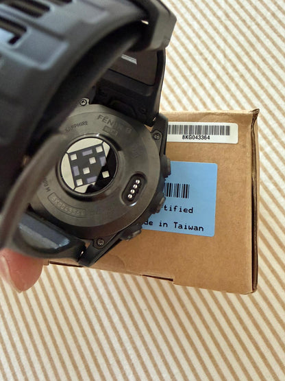 Garmin Fenix 8 47mm solar/sapphire negro