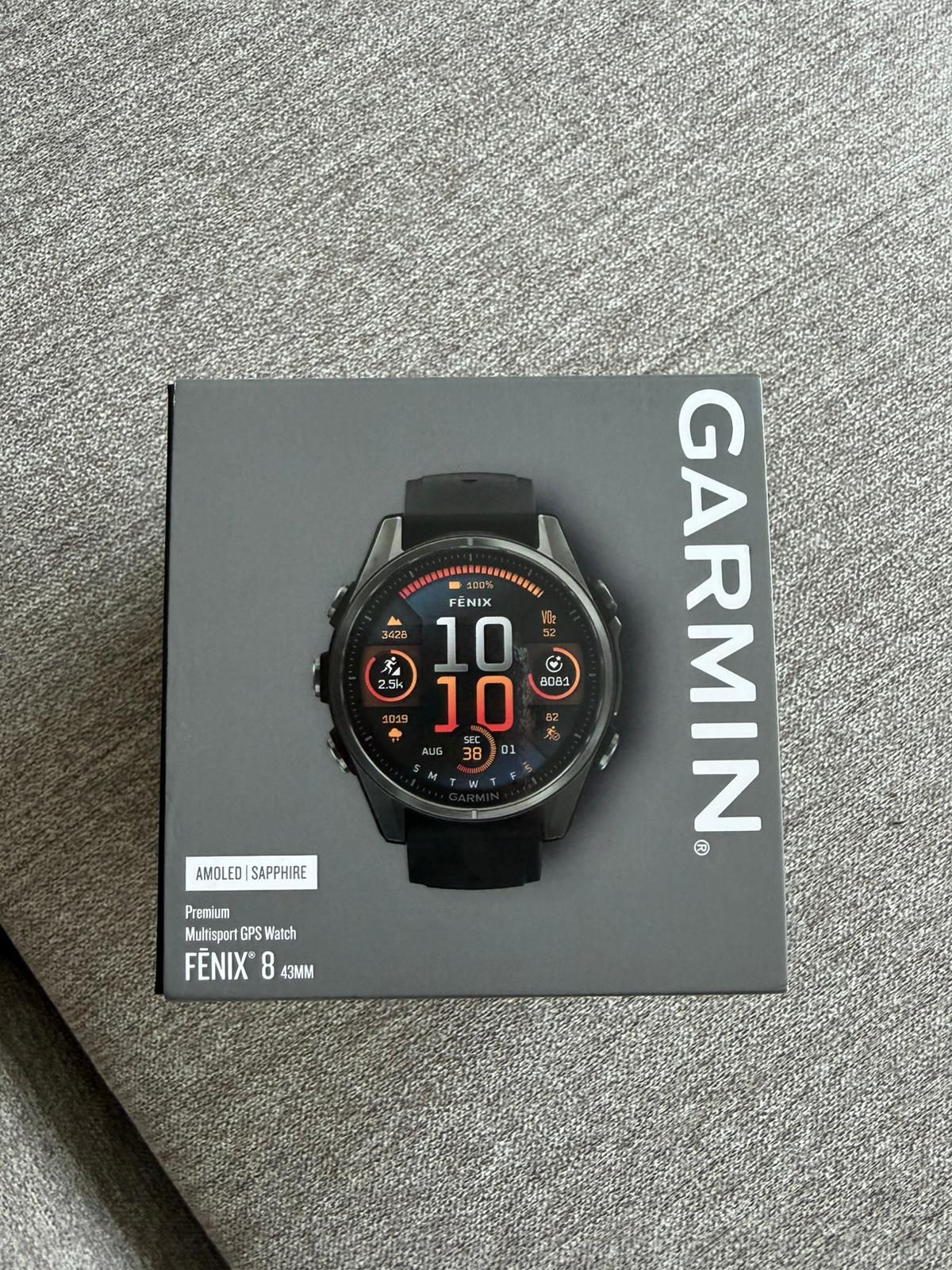 Garmin Fenix 8 43mm amoled/sapphire