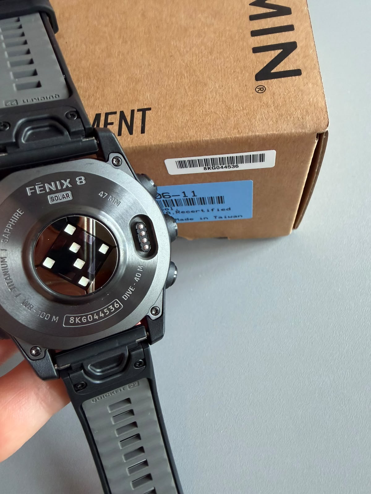 Garmin Fenix 8 47mm solar/sapphire