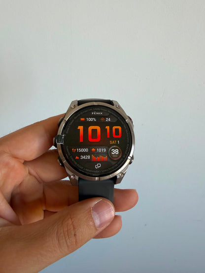 Garmin Fenix 8 pro 47mm amoled/sapphire plata