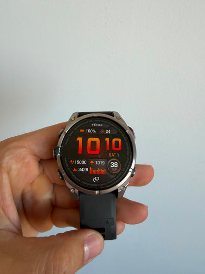 Garmin Fenix 8 pro 47mm amoled/sapphire plata