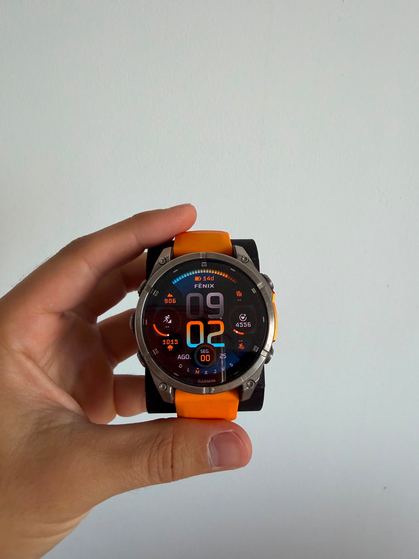Garmin Fenix 8 47mm amoled/sapphire naranja