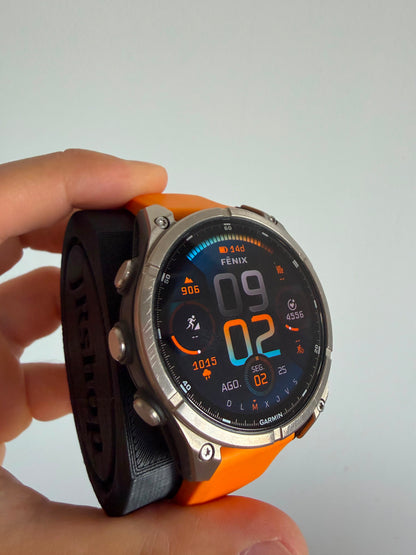 Garmin Fenix 8 47mm amoled/sapphire naranja