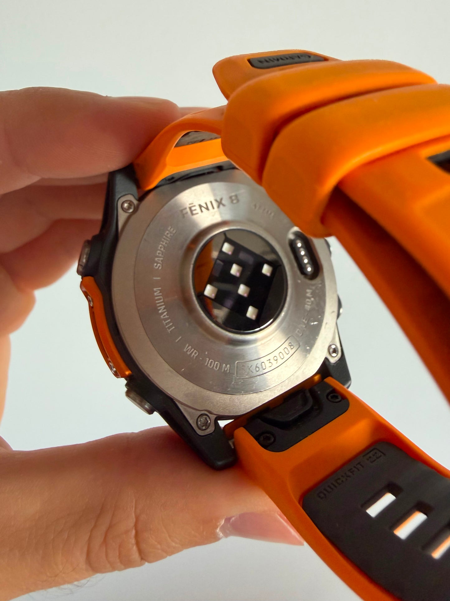 Garmin Fenix 8 47mm amoled/sapphire naranja