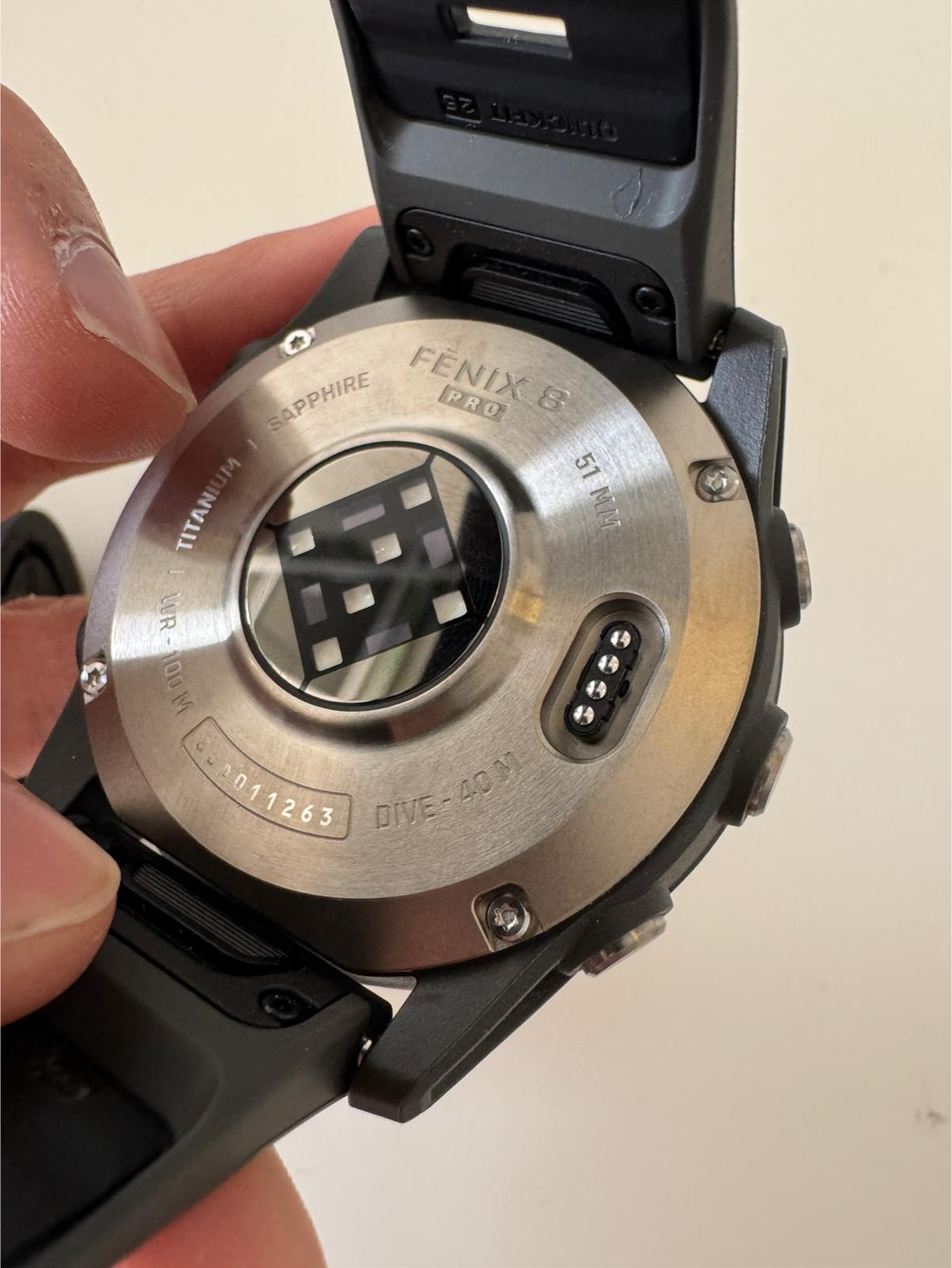 Garmin Fenix 8 pro 51mm amoled/sapphire plata