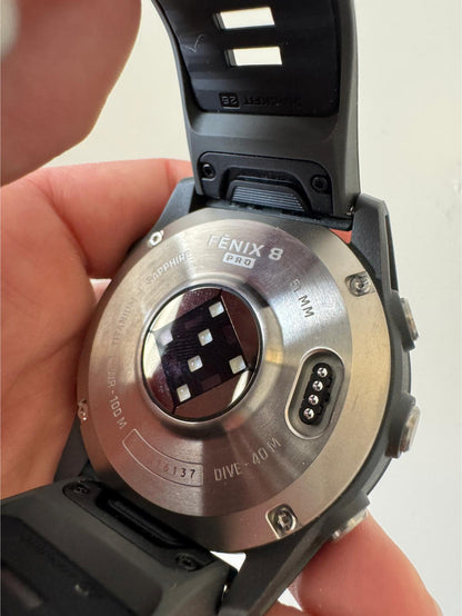 Garmin Fenix 8 pro 51mm amoled/sapphire plata