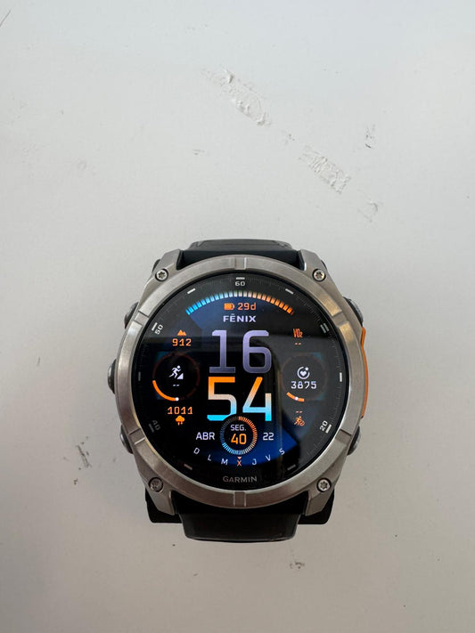 Garmin Fenix 8 51mm amoled/safira laranja