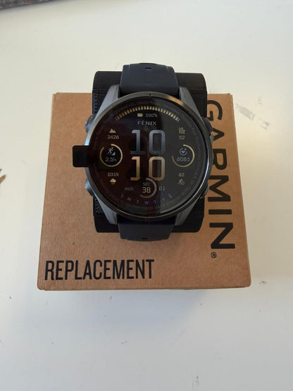 Garmin Fenix 8 43mm amoled/safira preto