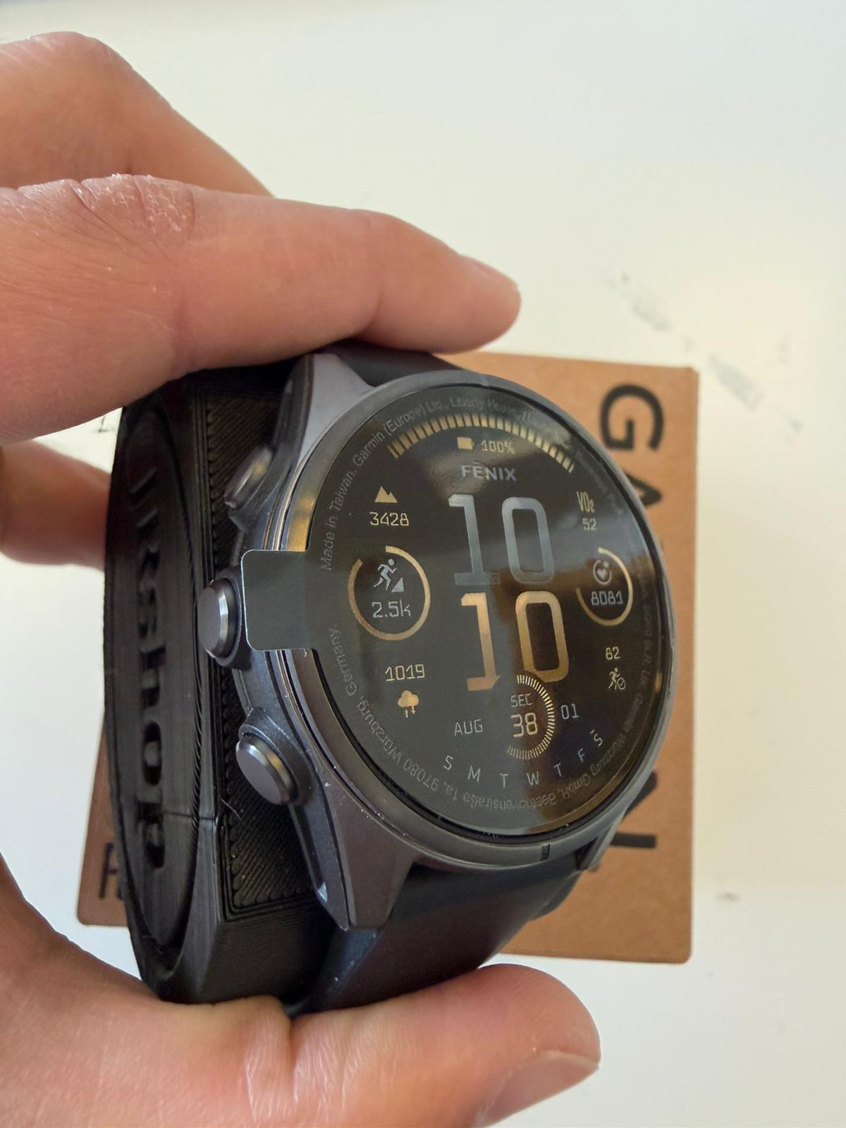 Garmin Fenix 8 43mm amoled/safira preto
