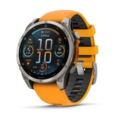 Garmin Fenix 8 47mm amoled/sapphire naranja